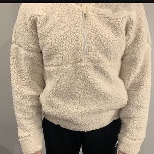 SOLD Womens REI Prana Cream Teddy Pullover Hoodie